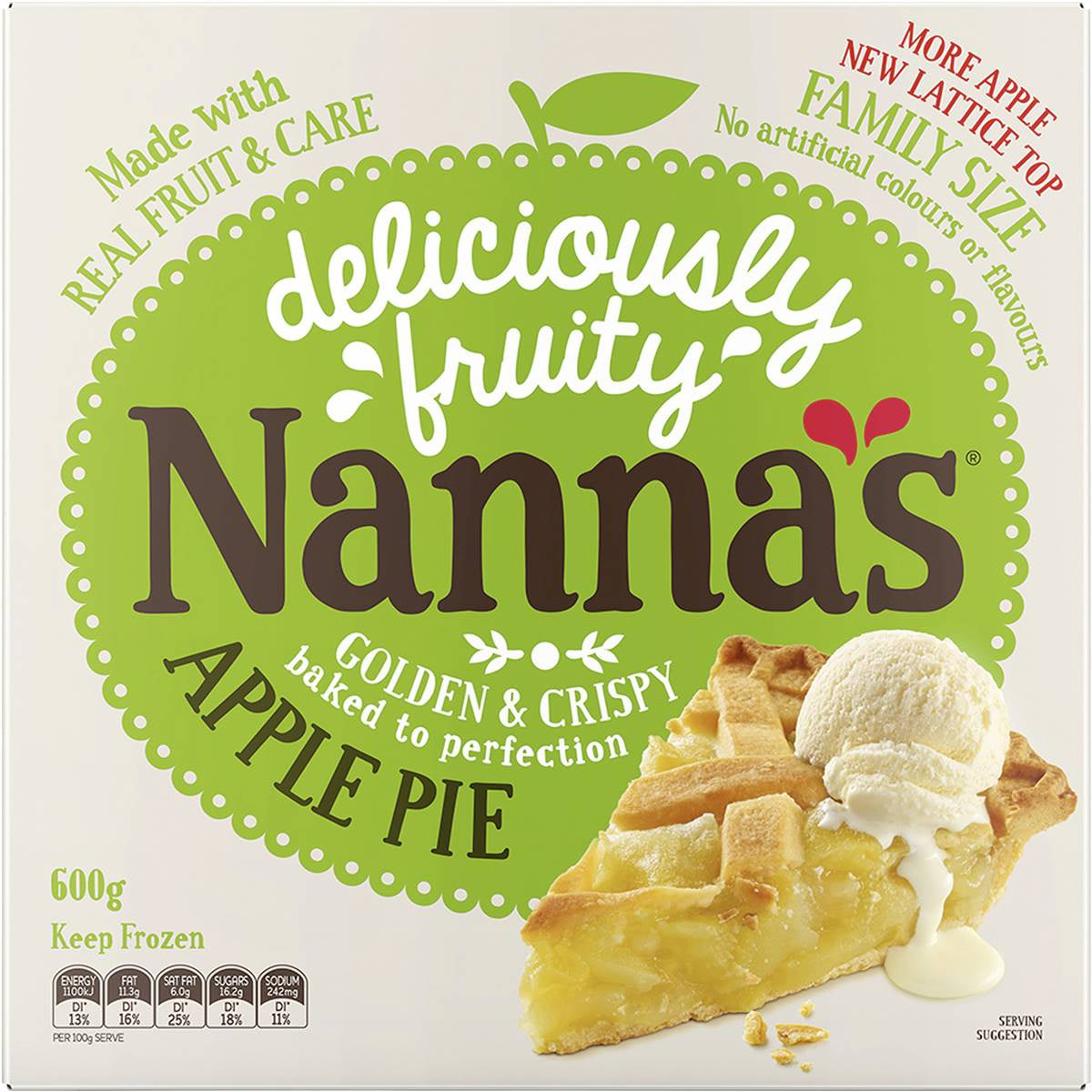 Nanna's Pie Apple 600gm