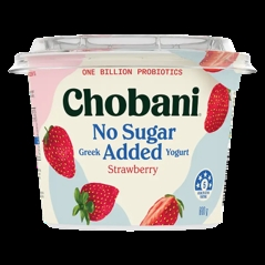 Chobani Strawberry No Sugar Added Yogurt 680g