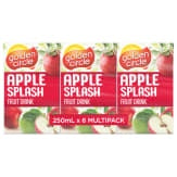 Golden Circle Apple Splash Fruit Boxes 250ml 6pk