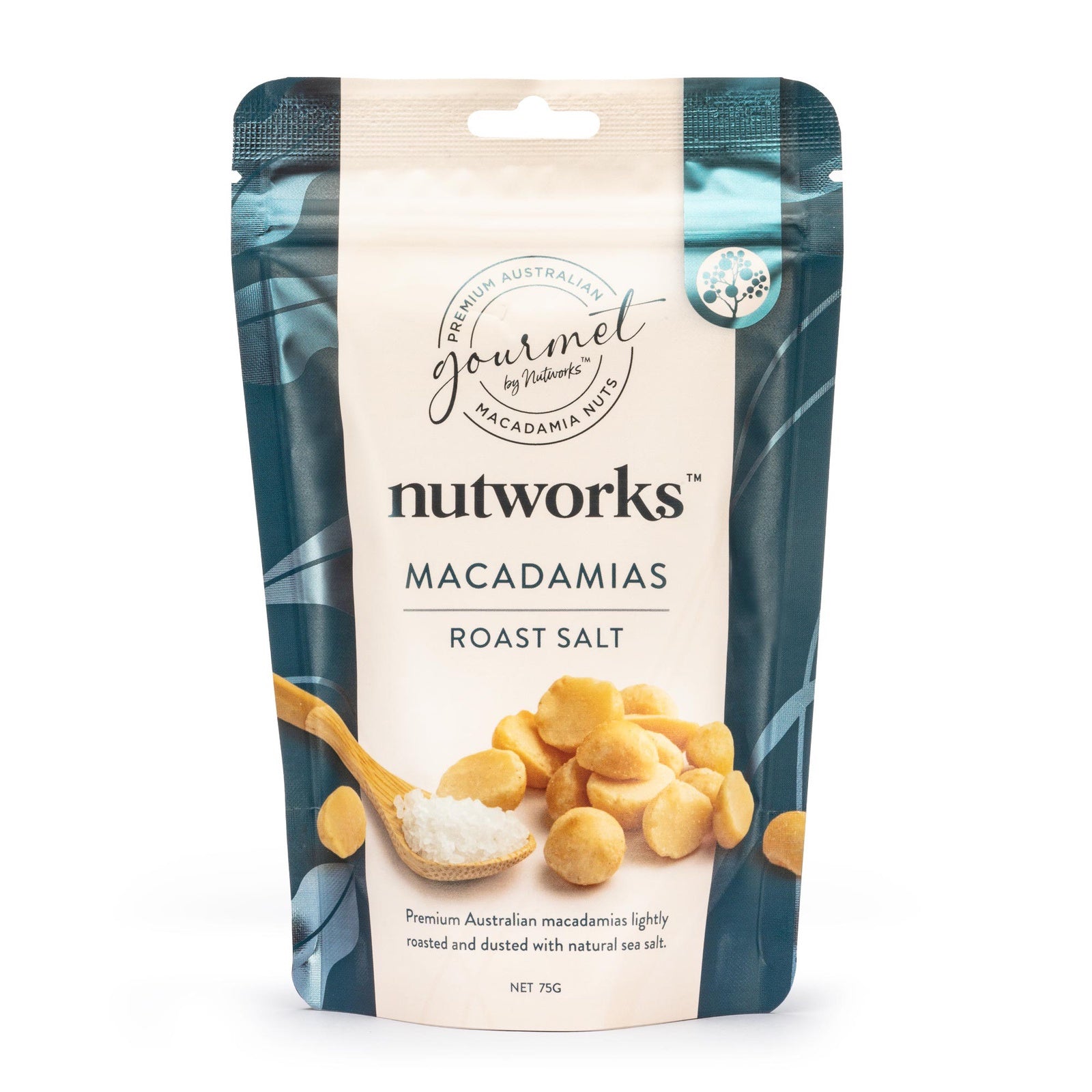 Nutworks Roast Salt Macadamias 75g