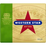 Western Star Butter Block Unsalted 500gm