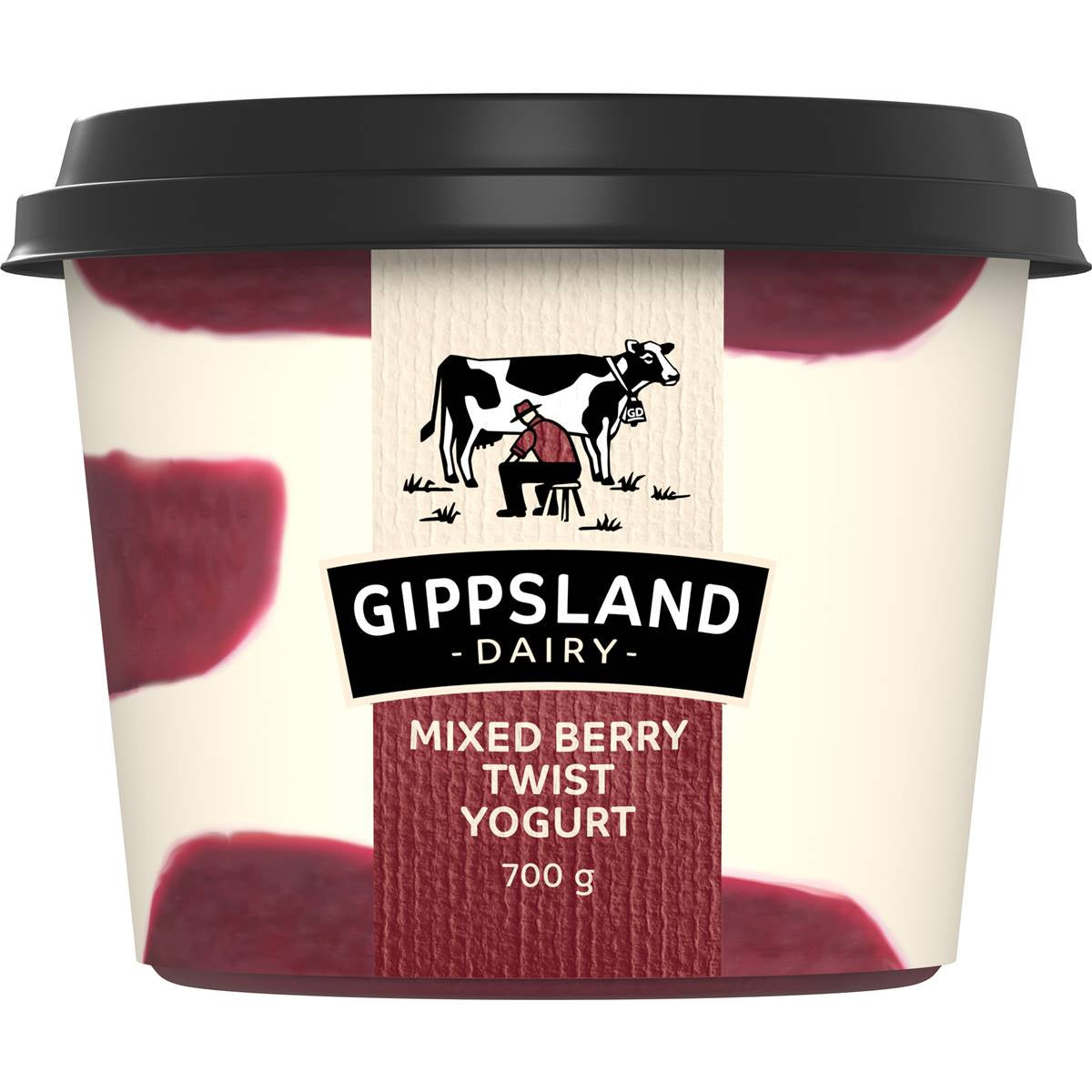 Gippsland Dairy Yoghurt 700g Mixed Berry