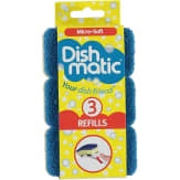 Dishmatic Micro Soft Non Scratch Refills 3 Pack