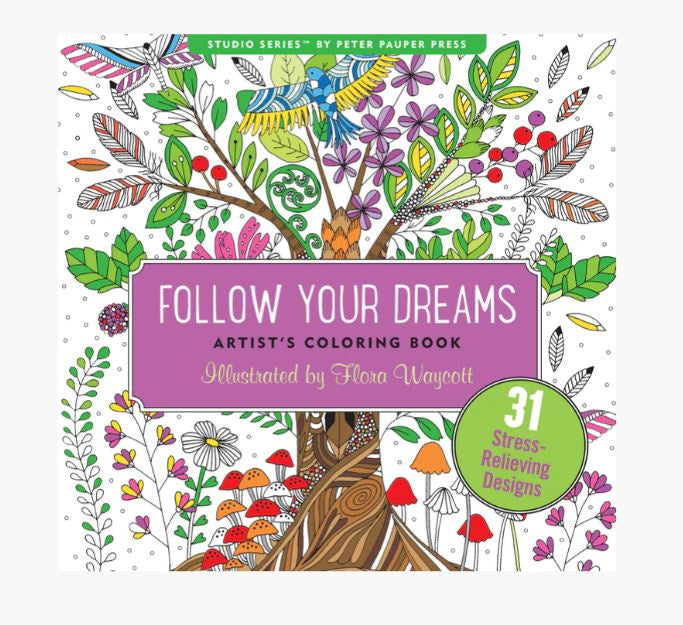 Color Book Follow Your Dreams