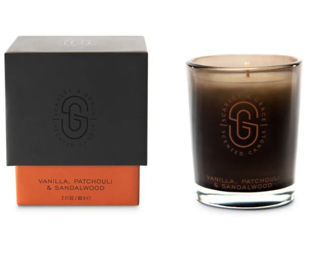 60G Candle - Vanilla, Patchouli & Sandalwood