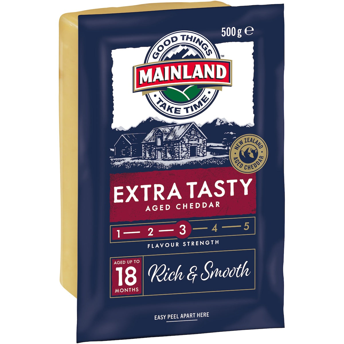 Mainland Extra Tasty Cheese Block 500g