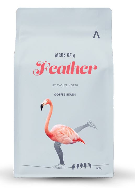 #Birds Of A Feather Whole Roast Coffee Beans 500g