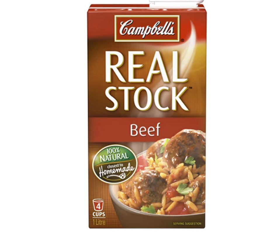 Campbells Real Stock Beef 1ltr