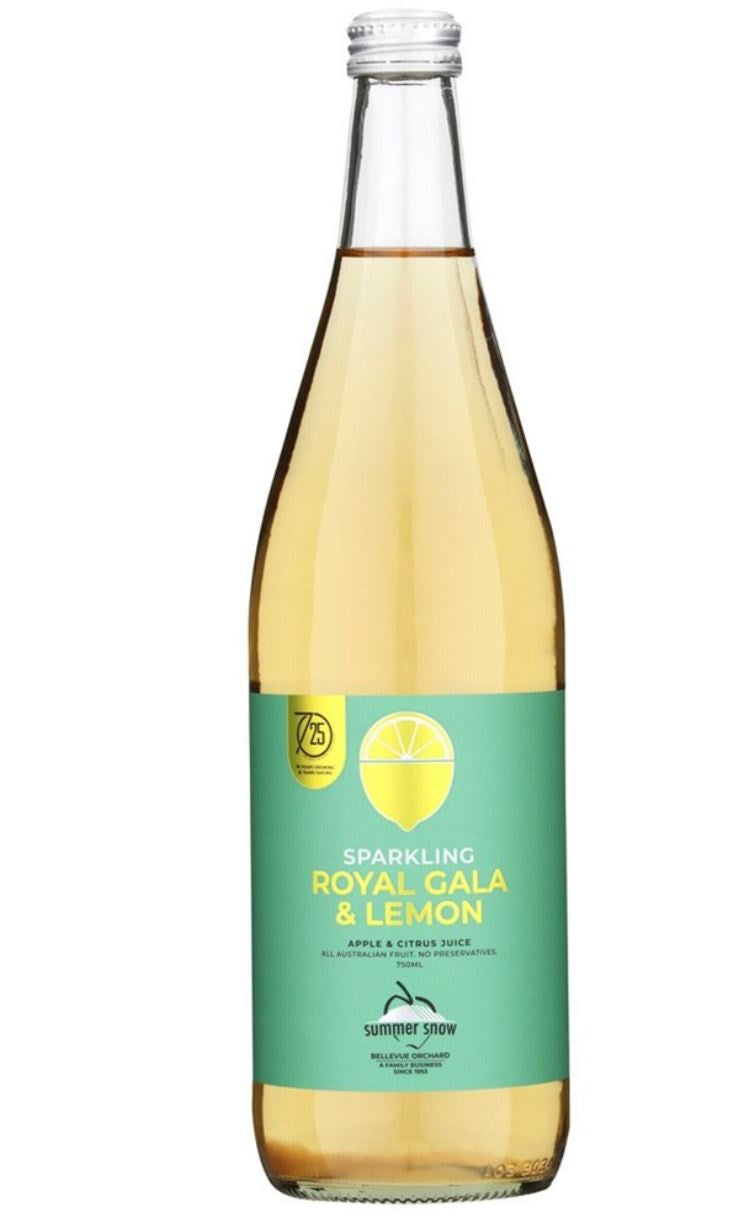 Summer Snow Royal Gala & Lemon Sparkling Juice 750mL