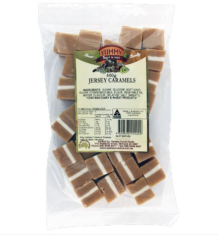 Yummy Snacks Jersey Caramels 400g