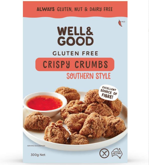 Well & Good GF Crispy Crumbs Southern Style 300g