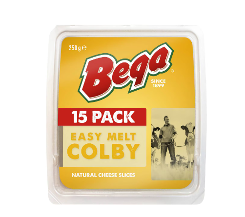 Bega Colby Cheese Slices 250g