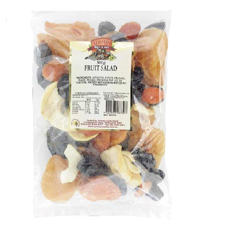 Yummy Snacks Dried Fruit Salad Mix 500g