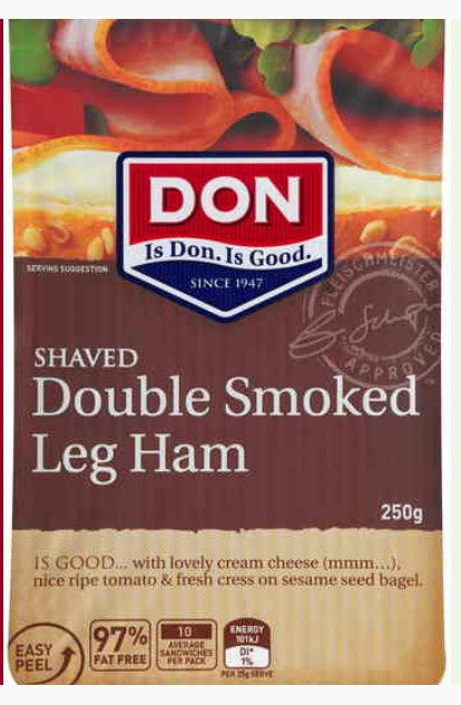 Don Double Smoked Ham 200g