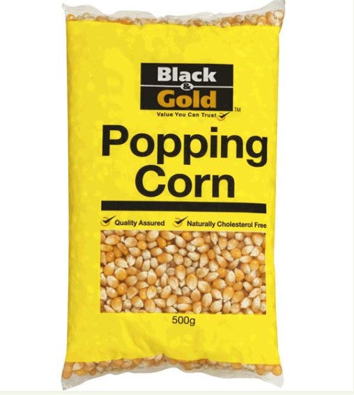 Black & Gold Popping Corn 500g