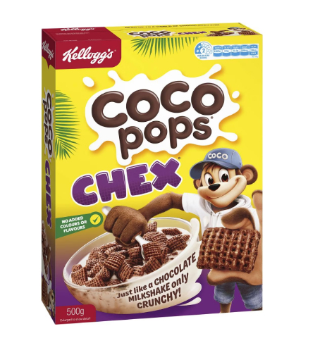 Kellogg's Coco Pops Chex Breakfast Cereal 500g