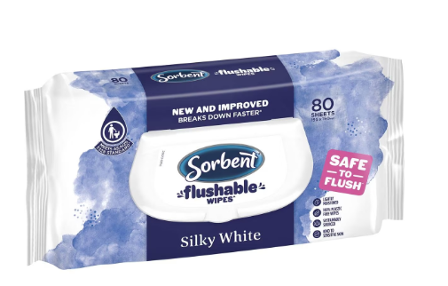 Sorbent Clean & Fresh Wipes 80 Pack