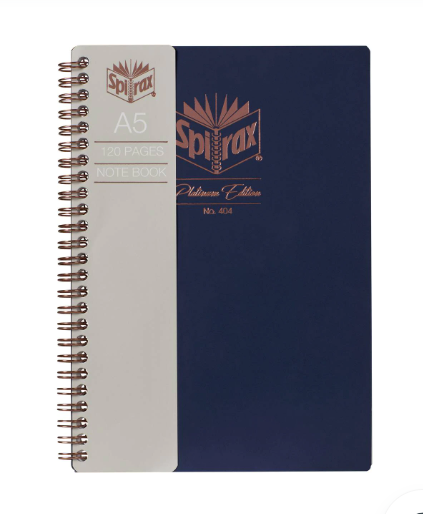 Spirax Platinum Notebook A5 120pg