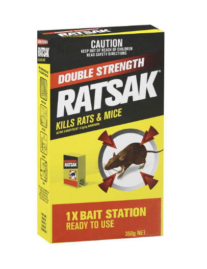 Ratsak Rat & Mouse Baits Double Strength 350g