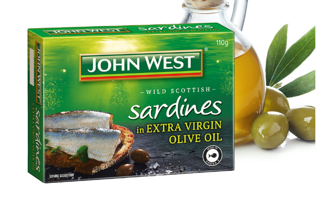 John West Wild Brisling Sardines In Extra Virgin Olive Oil 110g