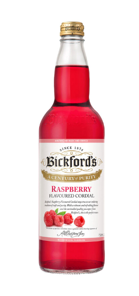 Bickford's Raspberry Cordial 750ml