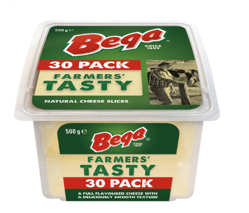 Bega Tasty Cheese Slices 500g