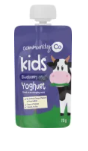 Community Co Yoghurt Blueberry 70g