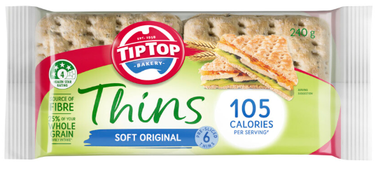 Tip Top Thins Original 6 Pack