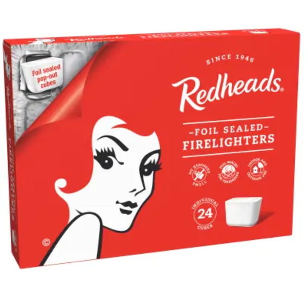 Redheads firelighters 24 pk