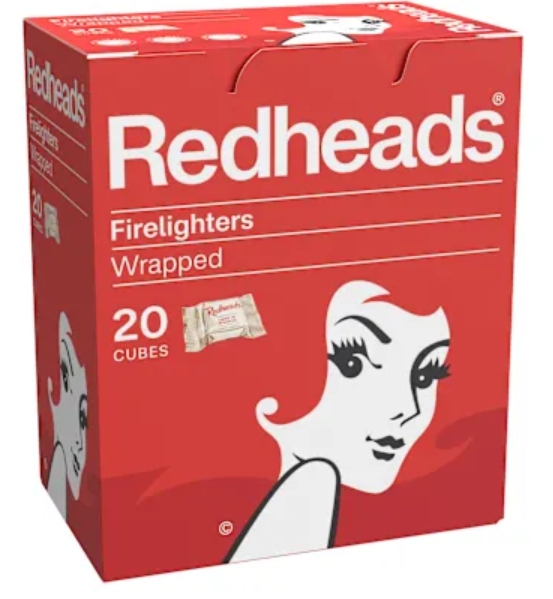 Redheads Wrapped Firelighters 20pk