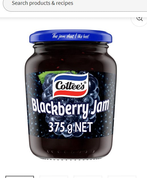 Cottees Jam 375g - Blackberry