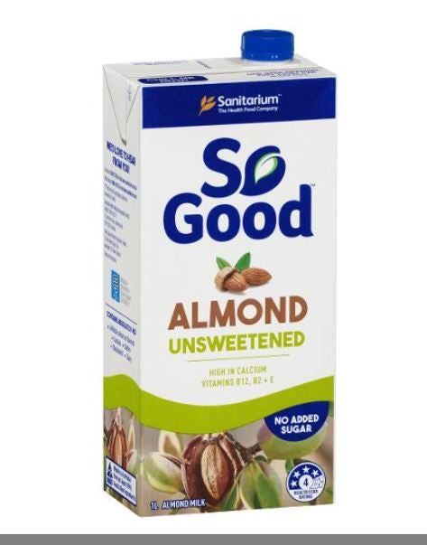 Sanitarium So Good Unsweetened Almond Milk 1L