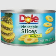 Dole Pineapple Slices in Juice 227g