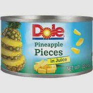 Dole Pineapple Pieces in Juice 227g