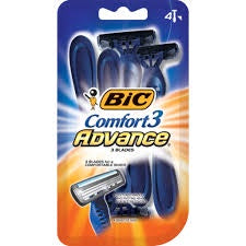 Bic Comfort 3 Disposable Shavers Advance 4 pack