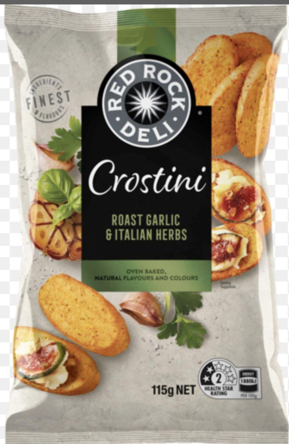 Red Rock Deli Crostini Roast Garlic & Italian Herbs