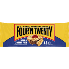 Four n Twenty Beef Cheese 4pk Pie