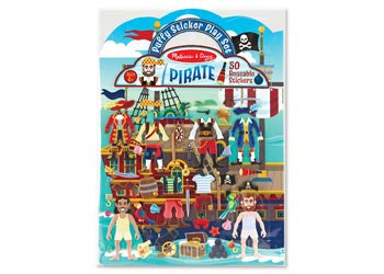 M&D - Reusable Puffy Sticker Play Set - Pirate