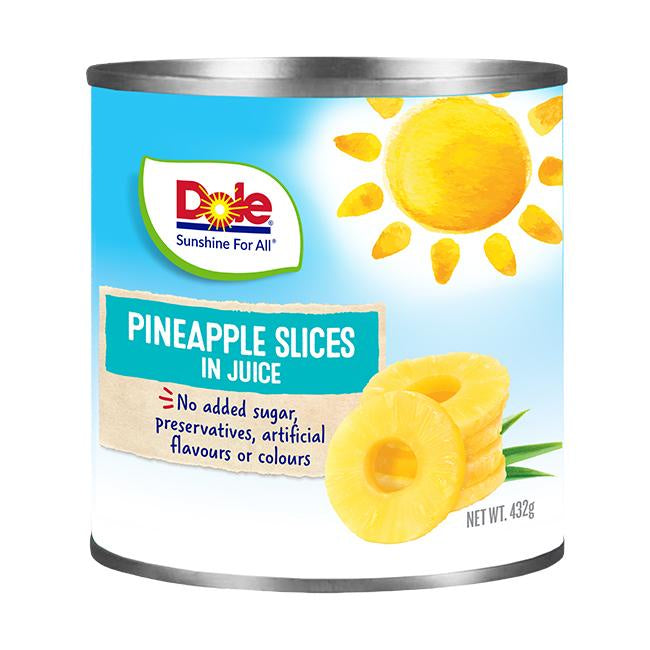 Dole Pineapple Slices in Juice 432g