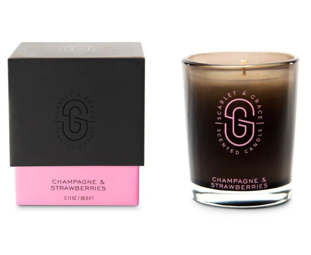 60G Candle - Champagne & Strawberries