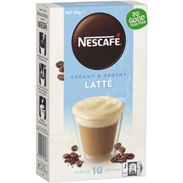 #Nescafe Coffee Latte Sachets 10pk