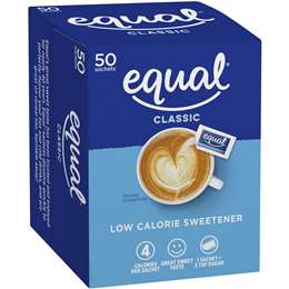 Equal Sweetener Sachets - 50pk