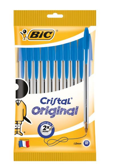 BIC Round Stic Assorted Pens 10pk