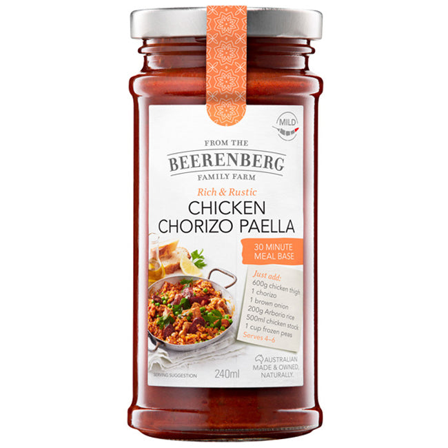 Beerenberg - Chicken Chorizo Paella Meal Base 240ml