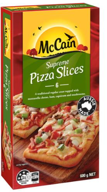 McCains Pizza Slices 600g - Supreme