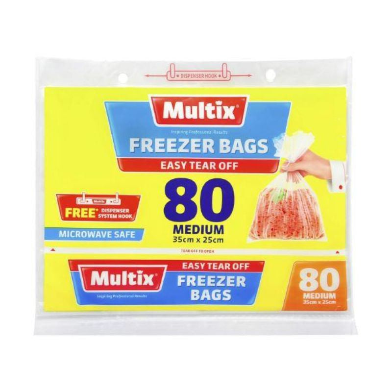 Multix Freezer Bags Tearoff Medium 80