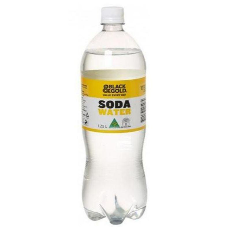 Black & Gold Soda Water 1.25L