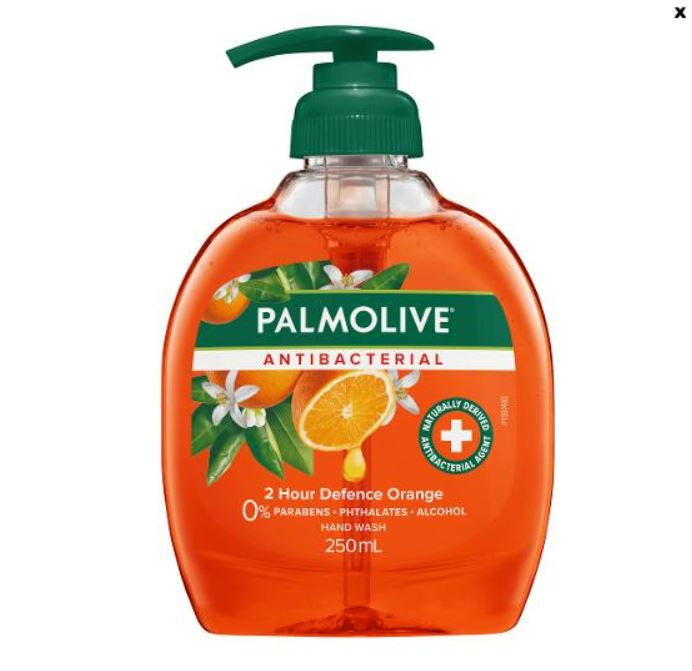 Palmolive Antibacterial Handwash 2 Hour Defence Orange 250ml