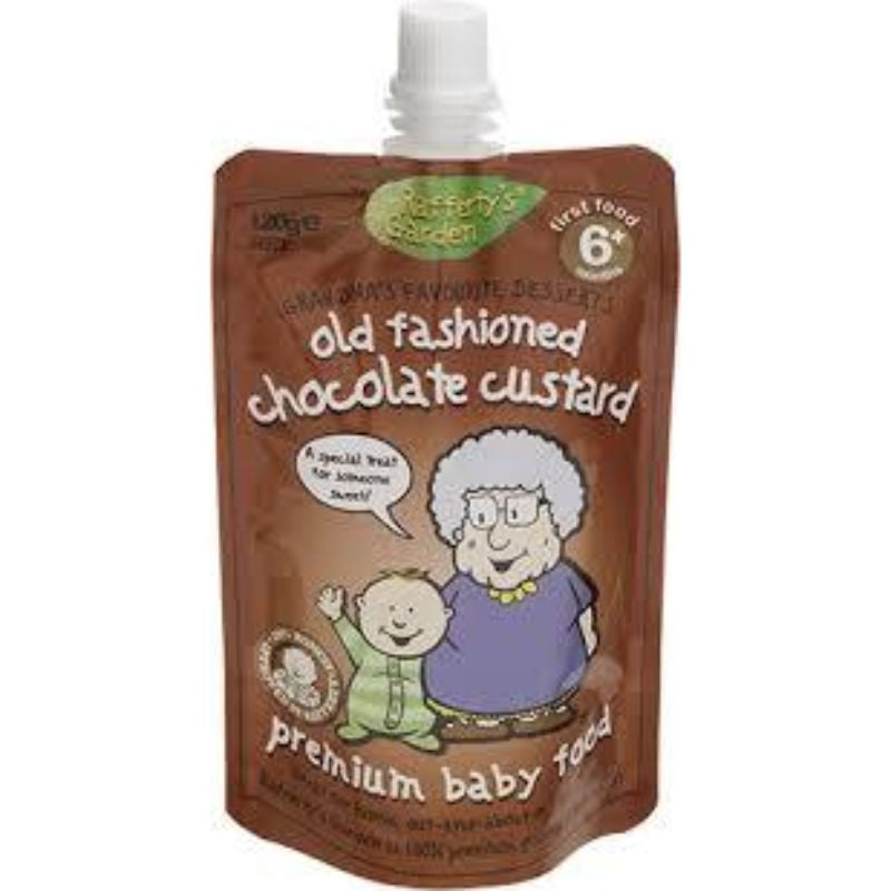 Rafferty's Garden Custard 6 Mth+ Old Fashioned Chocolate 120g