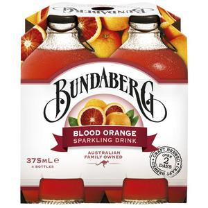 Bundaberg  Blood Orange Sparkling Drink  4 x 375ml